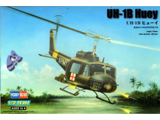 Hobby Boss maquette avion 87228 UH-1B HUEY 1/72