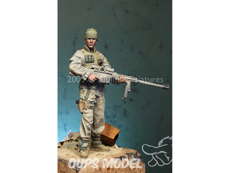 Alpine figurine 16008 Sniper USMC moderne 1/16