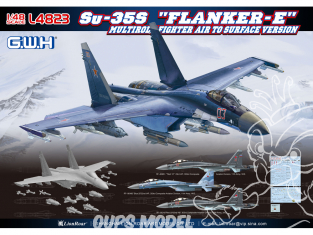 Great Wall Hobby maquette avion L4823 Sukhoi Su-35S "Flanker E" Chasseur multiroles Air to Surface Version 1/48