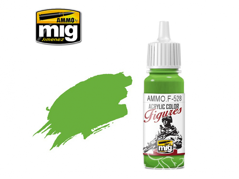 MIG peinture figurine F-528 Vert pur 17ml