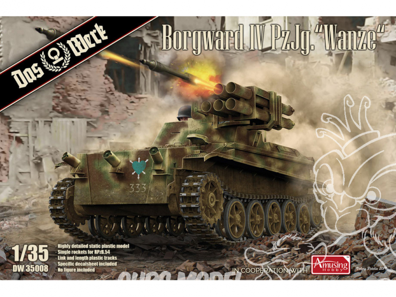 DAS WERK maquette militaire DW35008 Borgward IV Panzerjäger Wanze 1/35