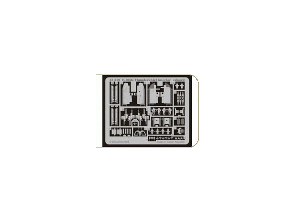 Eduard photodecoupe 73310 F-105G interior S.A. 1/72