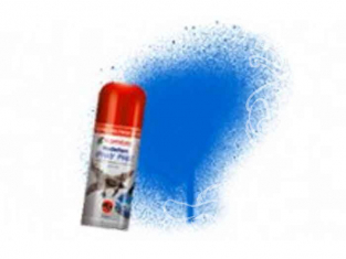HUMBROL Peinture bombe 210 Fluorescent Spray BLEU