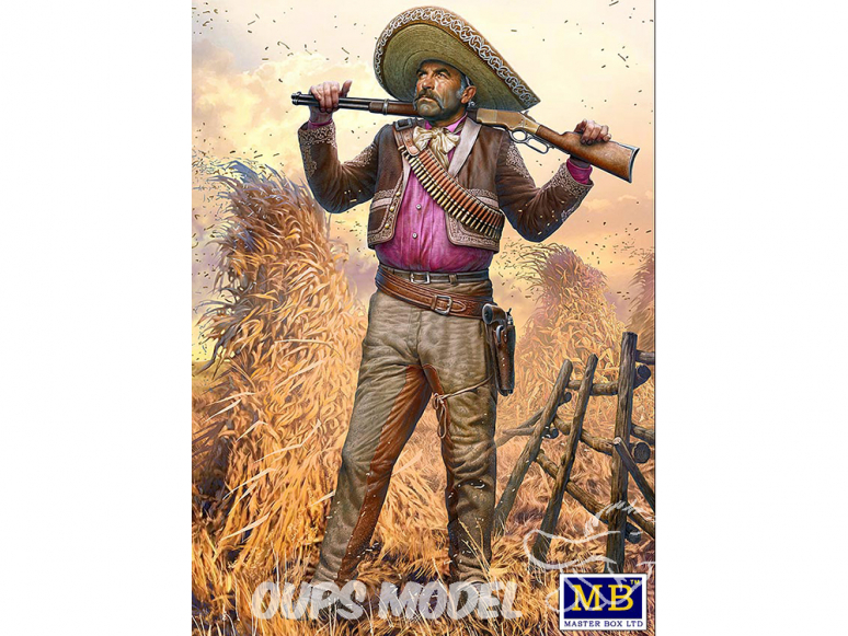 Master Box maquette figurines 35205 Serie Pistolero Pedro Melgoza Chasseur de primes 1/35