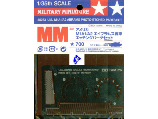tamiya maquette militaire 35273 photodécoupe M1A1/A2 1/35