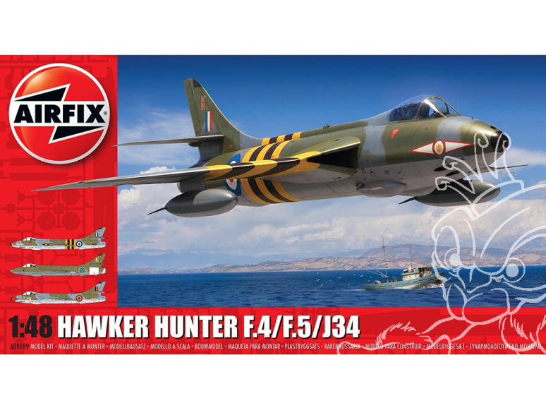 Airfix maquette avion A09189 Hawker Hunter F.4/F.5/J.34 1/48