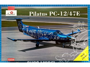 Amodel maquettes avion 72235 Pilatus PC12/47E 1/72