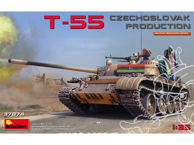 Mini Art maquette militaire 37074 T-55 PRODUCTION TCHÉCOSLOVAQUE 1/35