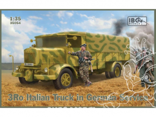 IBG maquette militaire 35054 Camion italien 3Ro en service allemand 1/35