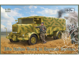 IBG maquette militaire 35054 Camion italien 3Ro en service allemand 1/35