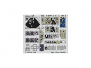 Eduard photodécoupe avion 33247 Zoom Amélioration Arado Ar 196A-3 Revell 1/32
