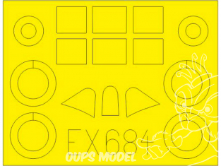 Eduard Express Mask EX684 Re.2005 Sword 1/48