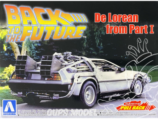 Aoshima maquette voiture 54758 DeLorean Retour vers le futur 1 1/43