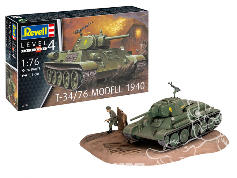 Revell maquette militaire 03294 T-34/76 Modell 1940 1/76
