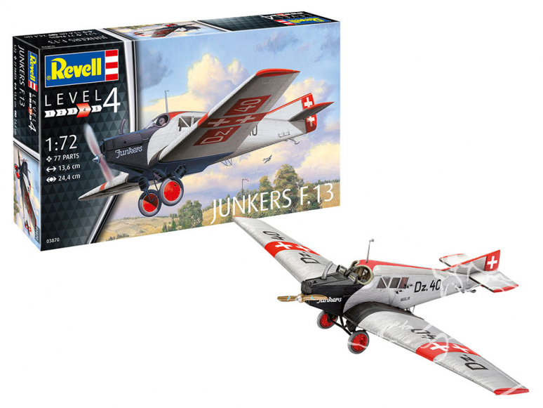 Revell maquette avion 03870 Junkers F.13 1/72