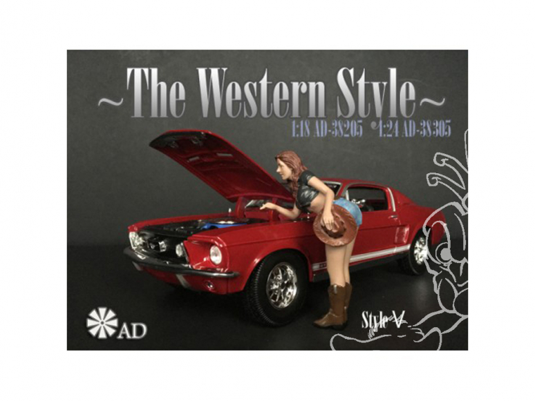 American Diorama figurine AD-38305 The Western Style V 1/24