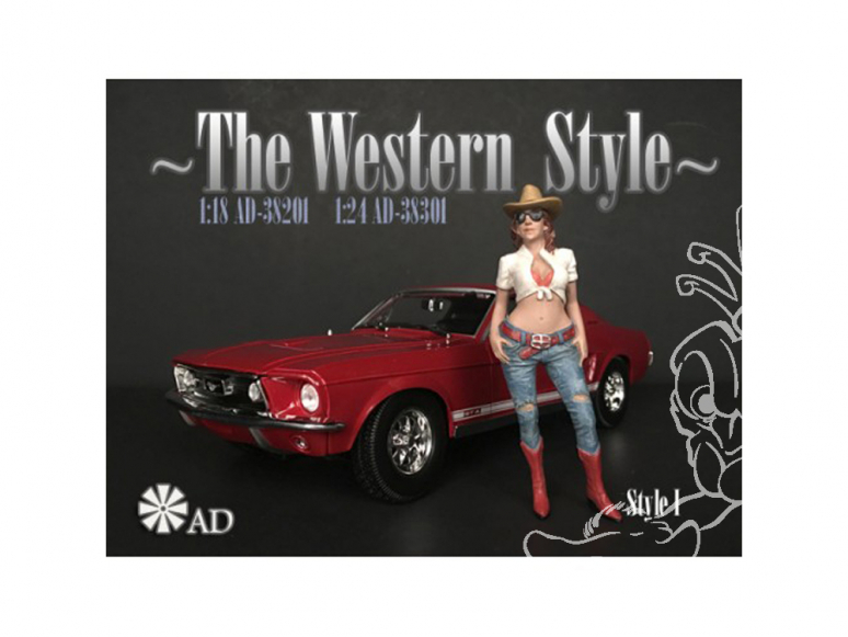 American Diorama figurine AD-38301 The Western Style I 1/24