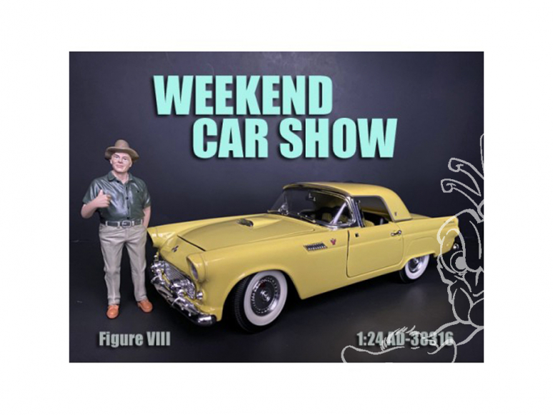 American Diorama figurine AD-38316 Weekend Car Show VIII 1/24