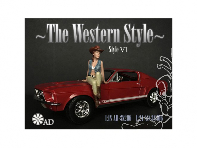 American Diorama figurine AD-38306 The Western Style VI 1/24