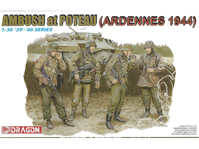 dragon maquette militaire 6091 Embuscade à Poteau Ardennes 1944 1/35