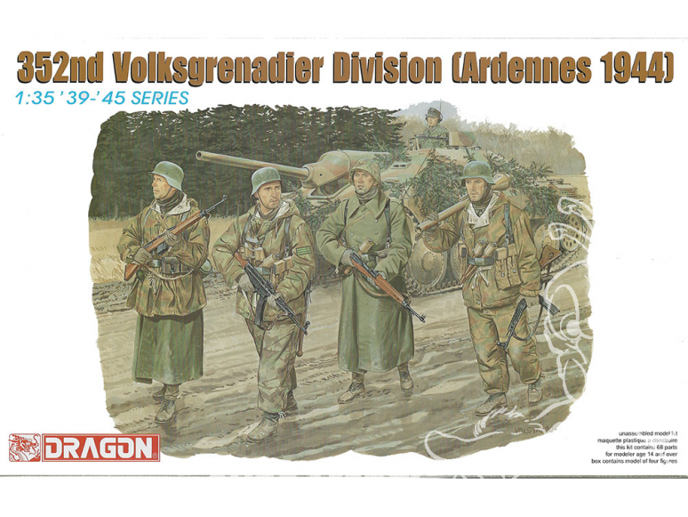 dragon maquette militaire 6115 Volksgrenadiers Ardennes 1944 1/35