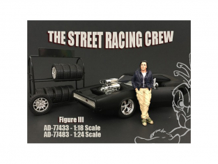 American Diorama figurine AD-77483 Street Racing Crew III 1/24