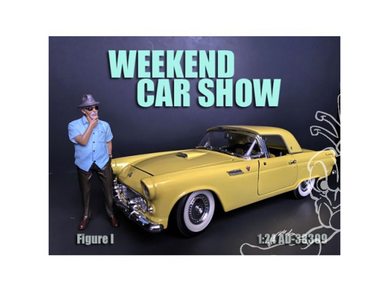 American Diorama figurine AD-38309 Weekend Car Show I 1/24