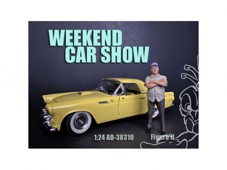 American Diorama figurine AD-38310 Weekend Car Show II 1/24