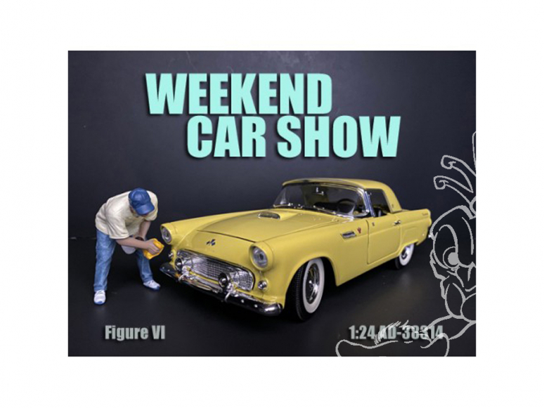 American Diorama figurine AD-38314 Weekend Car Show VI 1/24