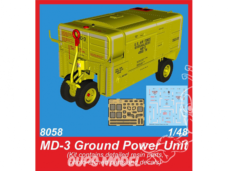 Cmk kit 8058 Unité d'alimentation au sol MD-3 1/48