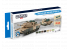 Hataka Hobby peinture acrylique Blue Line BS67 Set de peinture Peinture US Army et USMC AFV moderne 8 x 17ml