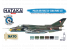 Hataka Hobby peinture acrylique Blue Line BS47 Ensemble de peinture Polish Air Force Su-22M4 set 6 x 17ml