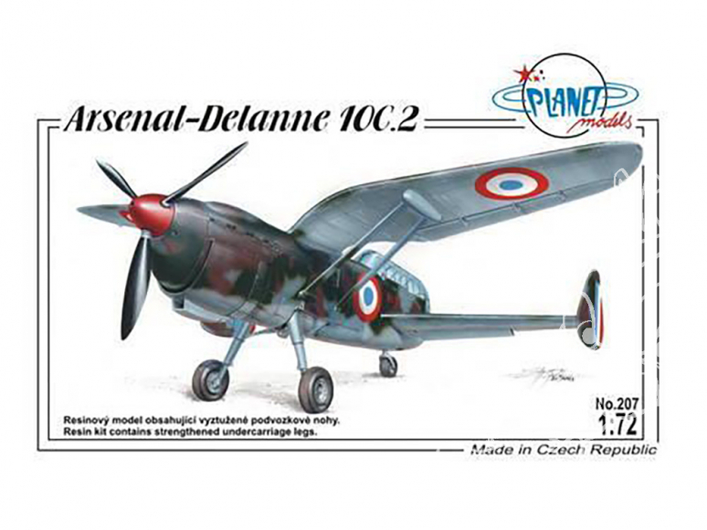 Planet Model 207 Arsenal Delanne 10C.2 full resine kit 1/72