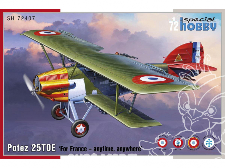 Special Hobby maquette avion 72407 Potez 25 TOE 1/72