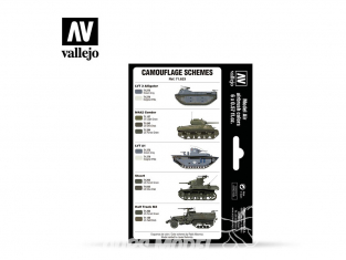 Set De Peintures Wwii Us Army Europe & North Africa 1942-1945 |vallejo