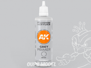 Ak interactive peinture acrylique 3G AK11241 Apprêt gris - Grey Primer 100ml
