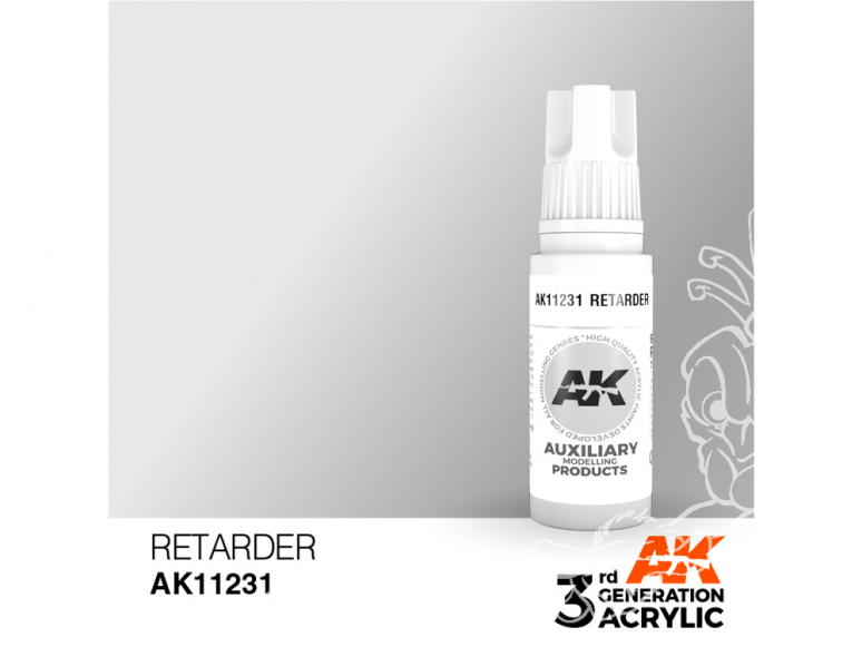 Ak interactive peinture acrylique 3G AK11231 Medium Retardateur de séchage 17ml