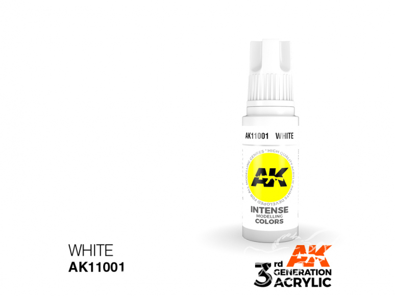 Ak interactive peinture acrylique 3G AK11001 Blanc 17ml