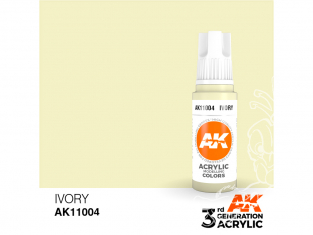 Ak interactive peinture acrylique 3G AK11004 Ivoire 17ml
