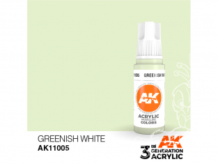 Ak interactive peinture acrylique 3G AK11005 Blanc verdâtre 17ml