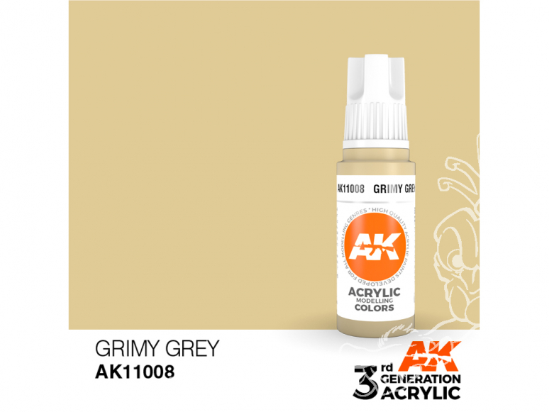 Ak interactive peinture acrylique 3G AK11008 Gris sale 17ml