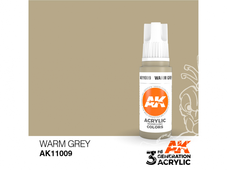 Ak interactive peinture acrylique 3G AK11009 Gris chaud 17ml