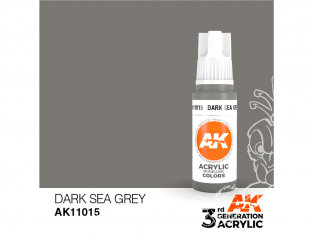 Ak interactive peinture acrylique 3G AK11015 Gris mer foncé 17ml