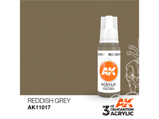 Ak interactive peinture acrylique 3G AK11017 Gris rougeâtre 17ml