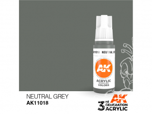 Ak interactive peinture acrylique 3G AK11018 Gris neutre 17ml