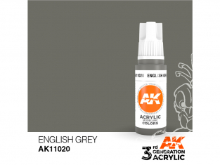 Ak interactive peinture acrylique 3G AK11020 Gris Anglais 17ml