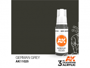 Ak interactive peinture acrylique 3G AK11025 Gris Allemand 17ml