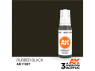 Ak interactive peinture acrylique 3G AK11027 Noir caoutchouc 17ml