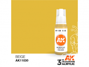 Ak interactive peinture acrylique 3G AK11030 Beige 17ml