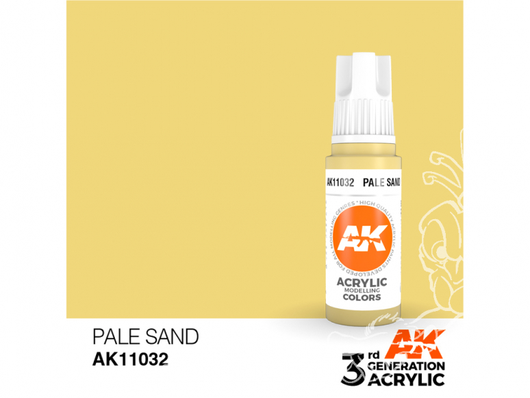 Ak interactive peinture acrylique 3G AK11032 Sable pâle 17ml